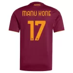 Maillot AS Roma Manu Kone 17 Homme Domicile 2025-26