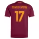 Maillot AS Roma Manu Kone 17 Homme Domicile 2025-26 Maillot AS Roma Manu Kone 17 Homme Domicile 2025-26