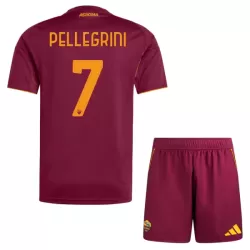 Maillot AS Roma Pellegrini 7 Enfant Domicile 2025-26 Maillot AS Roma Pellegrini 7 Enfant Domicile 2025-26
