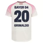 Maillot Bayer 04 Leverkusen Alejandro Grimaldo 20 Homme Extérieur 2025-26