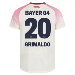 Maillot Bayer 04 Leverkusen Alejandro Grimaldo 20 Homme Extérieur 2025-26 Maillot Bayer 04 Leverkusen Alejandro Grimaldo 20 Homme Extérieur 2025-26