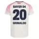 Maillot Bayer 04 Leverkusen Alejandro Grimaldo 20 Homme Extérieur 2025-26 Maillot Bayer 04 Leverkusen Alejandro Grimaldo 20 Homme Extérieur 2025-26