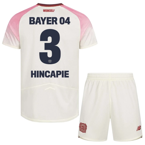 Maillot Bayer 04 Leverkusen Piero Hincapie 3 Enfant Extérieur 2025-26 Maillot Bayer 04 Leverkusen Piero Hincapie 3 Enfant Extérieur 2025-26