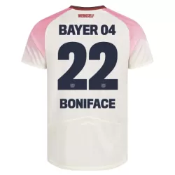 Maillot Bayer 04 Leverkusen Victor Boniface 22 Homme Extérieur 2025-26 Maillot Bayer 04 Leverkusen Victor Boniface 22 Homme Extérieur 2025-26