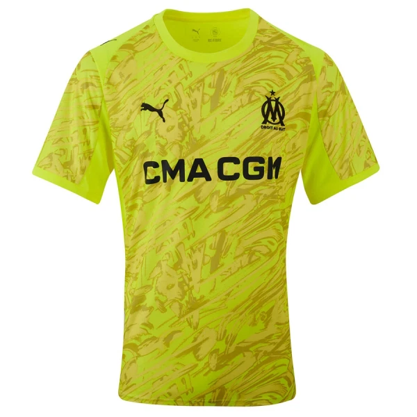 Maillot Gardien Olympique de Marseille Homme 2025-26 Jaune Maillot Gardien Olympique de Marseille Homme 2025-26 Jaune