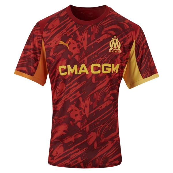 Maillot Gardien Olympique de Marseille Homme 2025-26 Rouge Maillot Gardien Olympique de Marseille Homme 2025-26 Rouge