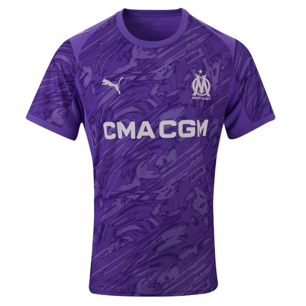 Maillot Gardien Olympique de Marseille Homme 2025-26 Violet Maillot Gardien Olympique de Marseille Homme 2025-26 Violet