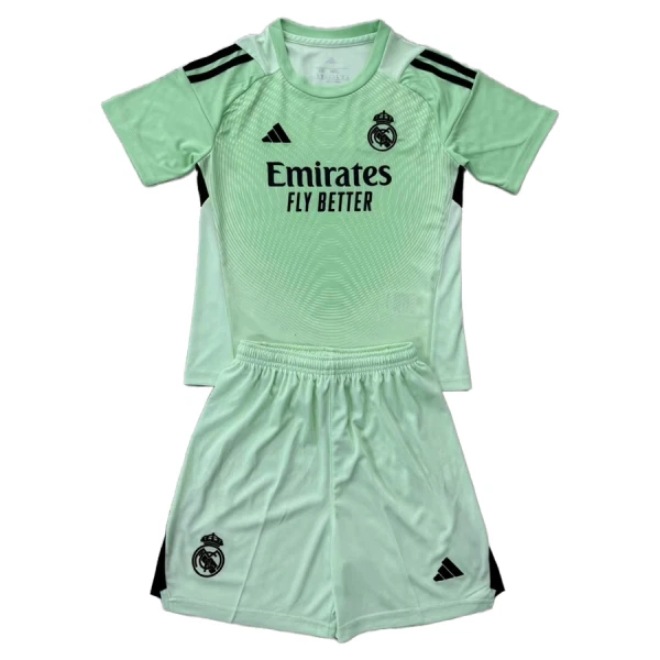 Maillot Gardien Real Madrid Enfant 2025-26 Verte