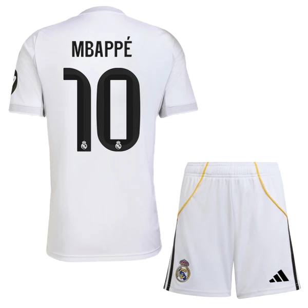 Maillot Real Madrid Mbappé 10 Enfant Domicile 2025-26 Maillot Real Madrid Mbappé 10 Enfant Domicile 2025-26