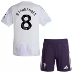 Maillot Manchester United Bruno Fernandes 8 Enfant Extérieur 2025-26