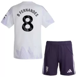 Maillot Manchester United Bruno Fernandes 8 Enfant Extérieur 2025-26 Maillot Manchester United Bruno Fernandes 8 Enfant Extérieur 2025-26