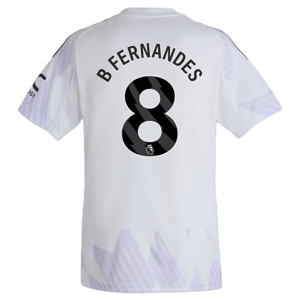Maillot Manchester United Bruno Fernandes 8 Homme Extérieur 2025-26 Maillot Manchester United Bruno Fernandes 8 Homme Extérieur 2025-26