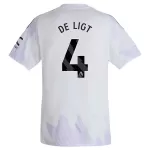 Maillot Manchester United De Ligt 4 Homme Extérieur 2025-26