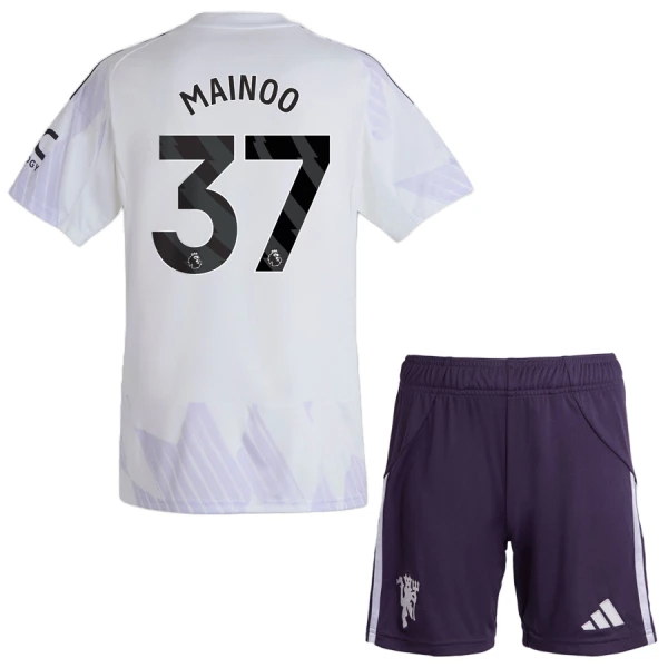 Maillot Manchester United Mainoo 37 Enfant Extérieur 2025-26 Maillot Manchester United Mainoo 37 Enfant Extérieur 2025-26