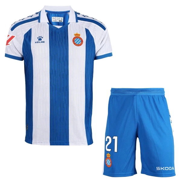 Maillot RCD Espanyol Enfant Domicile 2025-26 Maillot RCD Espanyol Enfant Domicile 2025-26