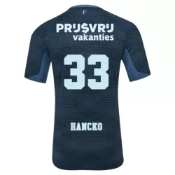 Maillot Feyenoord Hancko 33 Homme Extérieur 2025-26 Maillot Feyenoord Hancko 33 Homme Extérieur 2025-26