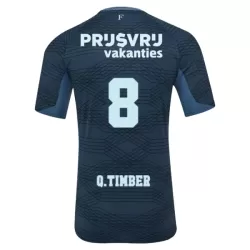 Maillot Feyenoord Q. Timber 8 Homme Extérieur 2025-26 Maillot Feyenoord Q. Timber 8 Homme Extérieur 2025-26