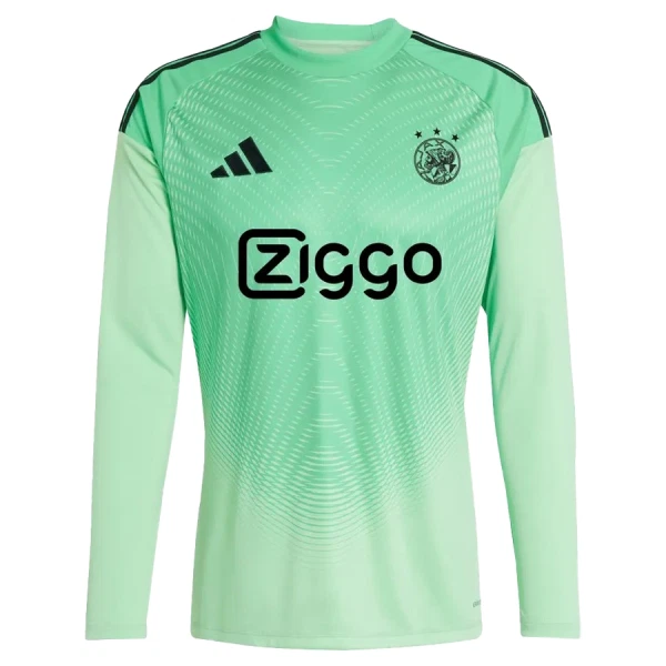 Maillot Gardien Ajax Amsterdam Homme 2025-26 Verte Manches Longues
