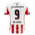 Maillot PSV Eindhoven De Jong 9 Homme Domicile 2025-26