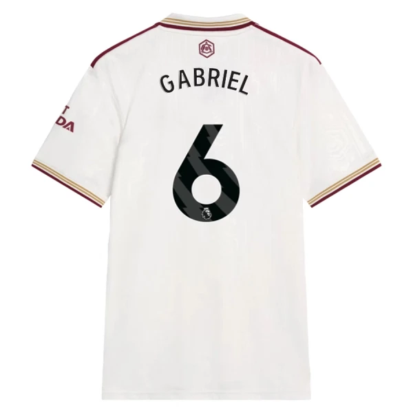 Maillot Arsenal Gabriel 6 Homme Third 2025-26 Maillot Arsenal Gabriel 6 Homme Third 2025-26