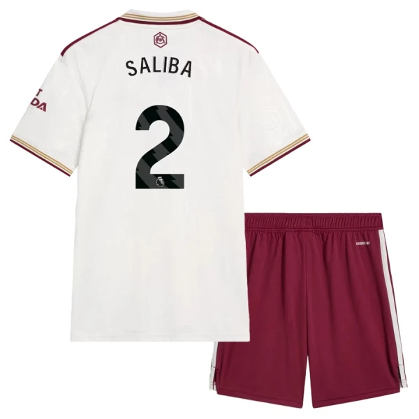 Maillot Arsenal Saliba 2 Enfant Third 2025-26 Maillot Arsenal Saliba 2 Enfant Third 2025-26