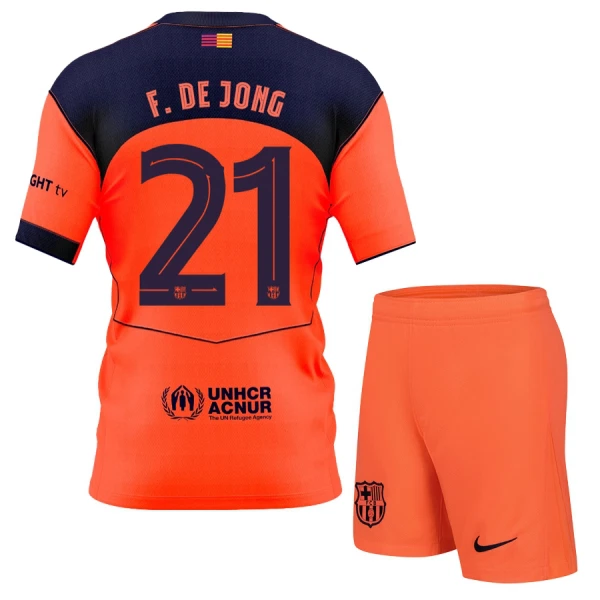 Maillot FC Barcelone Frenkie de Jong 21 Enfant Third 2025-26 Maillot FC Barcelone Frenkie de Jong 21 Enfant Third 2025-26