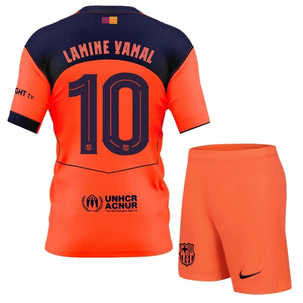 Maillot FC Barcelone Lamine Yamal 10 Enfant Third 2025-26 Maillot FC Barcelone Lamine Yamal 10 Enfant Third 2025-26