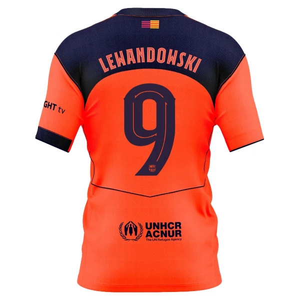 Maillot FC Barcelone Lewandowski 9 Homme Third 2025-26 Maillot FC Barcelone Lewandowski 9 Homme Third 2025-26