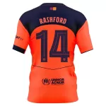 Maillot FC Barcelone Rashford 14 Homme Third 2025-26