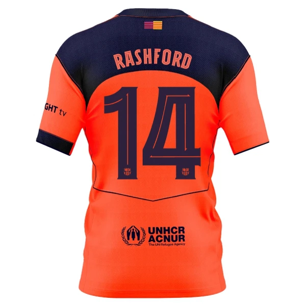 Maillot FC Barcelone Rashford 14 Homme Third 2025-26 Maillot FC Barcelone Rashford 14 Homme Third 2025-26