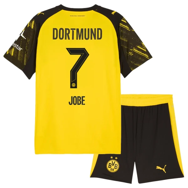 Maillot Borussia Dortmund Jobe 7 Enfant Domicile 2025-26 Maillot Borussia Dortmund Jobe 7 Enfant Domicile 2025-26