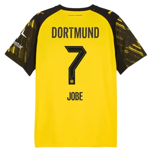 Maillot Borussia Dortmund Jobe 7 Homme Domicile 2025-26 Maillot Borussia Dortmund Jobe 7 Homme Domicile 2025-26
