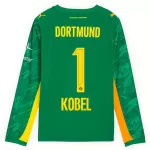 Maillot Gardien Borussia Dortmund Kobel 1 Homme 2025-26 Verte Manches Longues