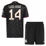 Maillot FC Bayern Munich Luis Diaz 14 Enfant Third 2025-26
