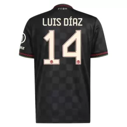 Maillot FC Bayern Munich Luis Diaz 14 Homme Third 2025-26 Maillot FC Bayern Munich Luis Diaz 14 Homme Third 2025-26