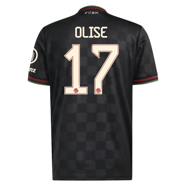 Maillot FC Bayern Munich Olise 17 Homme Third 2025-26 Maillot FC Bayern Munich Olise 17 Homme Third 2025-26