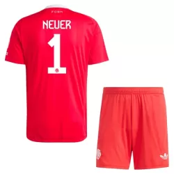 Maillot Gardien FC Bayern Munich Neuer 1 Enfant 2025-26 Rouge Maillot Gardien FC Bayern Munich Neuer 1 Enfant 2025-26 Rouge