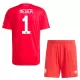 Maillot Gardien FC Bayern Munich Neuer 1 Enfant 2025-26 Rouge Maillot Gardien FC Bayern Munich Neuer 1 Enfant 2025-26 Rouge