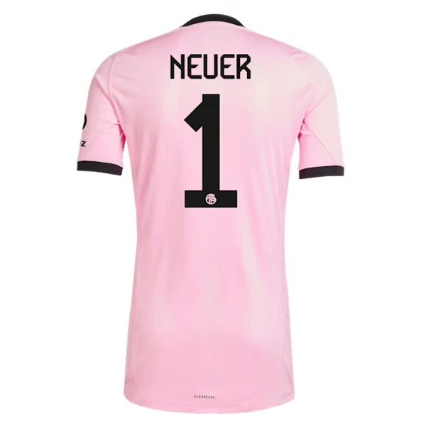 Maillot Gardien FC Bayern Munich Neuer 1 Homme 2025-26 Rose Maillot Gardien FC Bayern Munich Neuer 1 Homme 2025-26 Rose