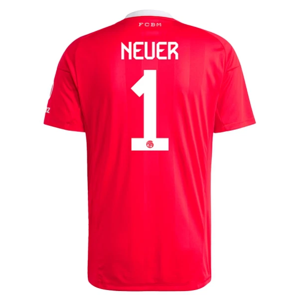 Maillot Gardien FC Bayern Munich Neuer 1 Homme 2025-26 Rouge Maillot Gardien FC Bayern Munich Neuer 1 Homme 2025-26 Rouge