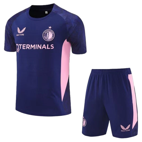Feyenoord Maillot d'Entraînement Enfant 2025-26 Bleue Feyenoord Maillot d'Entraînement Enfant 2025-26 Bleue