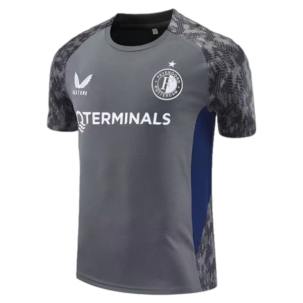 Feyenoord Maillot d'Entraînement Homme 2025-26 Gris Feyenoord Maillot d'Entraînement Homme 2025-26 Gris