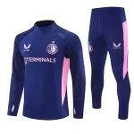 Feyenoord Sweat d'Entraînement Homme 2025-26 Quart-Zip Bleue