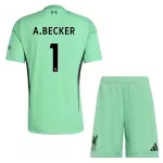 Maillot Gardien Liverpool A. Becker 1 Enfant 2025-26 Verte