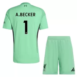 Maillot Gardien Liverpool A. Becker 1 Enfant 2025-26 Verte Maillot Gardien Liverpool A. Becker 1 Enfant 2025-26 Verte