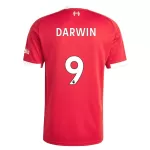 Maillot Liverpool Darwin 9 Homme Domicile 2025-26