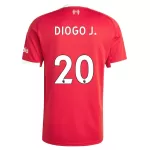 Maillot Liverpool Diogo J 20 Homme Domicile 2025-26