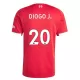 Maillot Liverpool Diogo J 20 Homme Domicile 2025-26 Maillot Liverpool Diogo J 20 Homme Domicile 2025-26