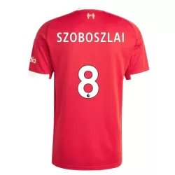 Maillot Liverpool Dominik Szoboszlai 8 Homme Domicile 2025-26 Maillot Liverpool Dominik Szoboszlai 8 Homme Domicile 2025-26