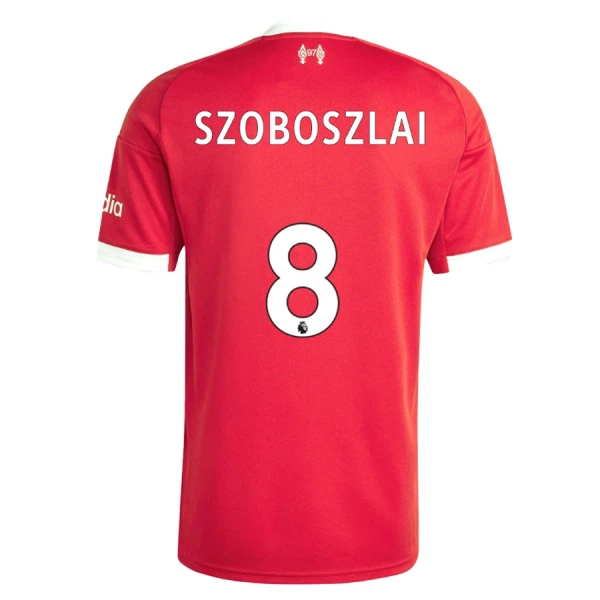 Maillot Liverpool Dominik Szoboszlai 8 Homme Domicile 2025-26 Maillot Liverpool Dominik Szoboszlai 8 Homme Domicile 2025-26